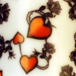 Dynamic Orthopedics Transfer Paper Hearts and Roses White
