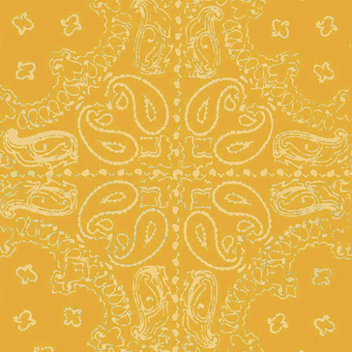 bandana yellow gold